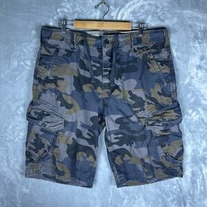 Vintage Jet Lag Shorts Mens Size 38 Camouflage Cargos Military Gorpcore Y2K